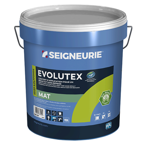 SEIGNEURIE EVOLUTEX BAS CARBONE MAT 15L BLANC