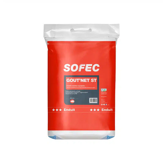 Enduit SOFEC GOUT'NET ST 25KG (BAGAR)